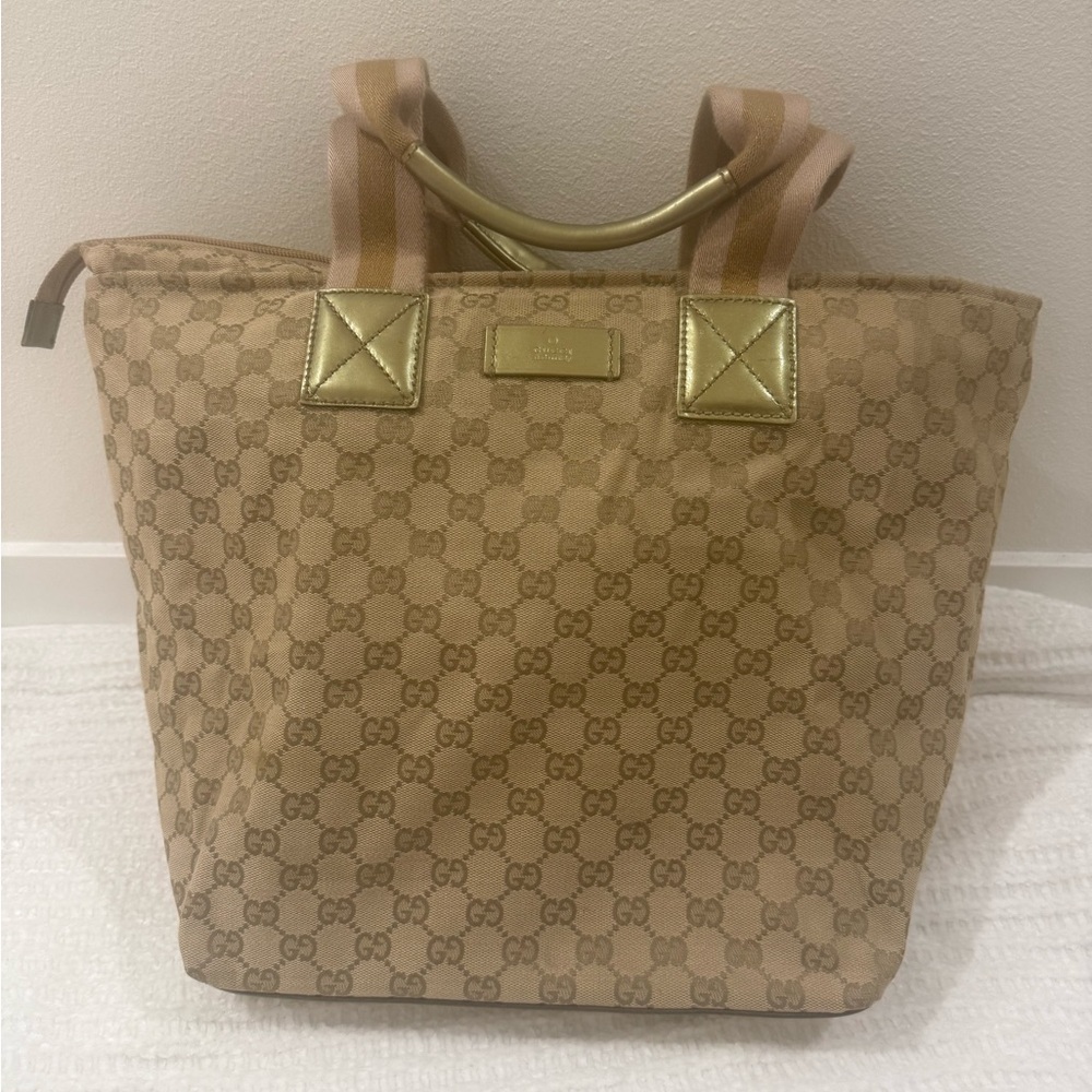Gucci Brown Monogram Tote